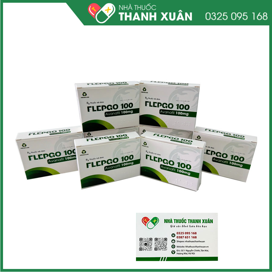 Thuốc FLEPGO 100 điều trị rối loạn cương dương ở nam giới